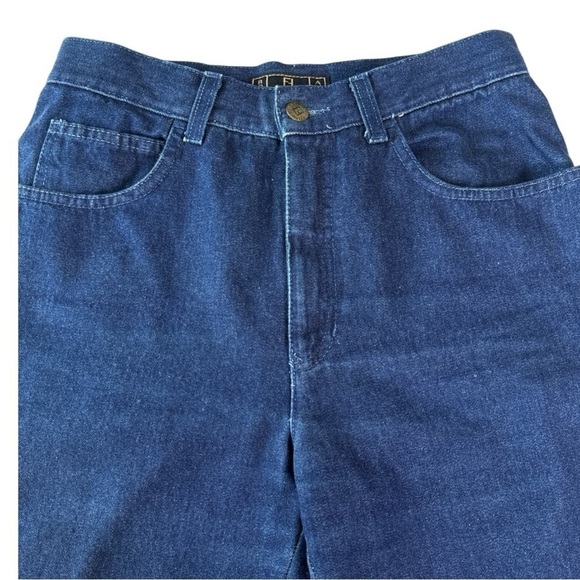 Vintage 90s Fendi Amor Dark Wash Jeans Size 31 - Picture 3 of 10